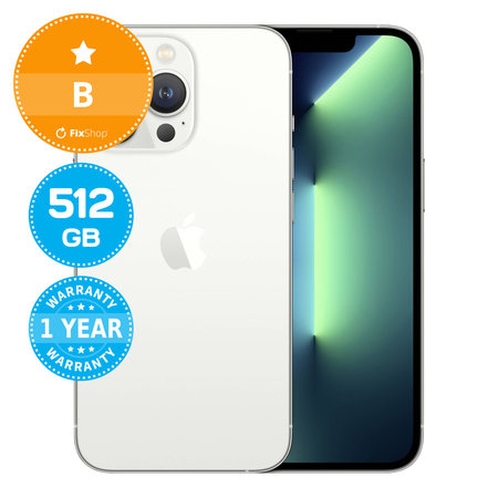 Apple iPhone 13 Pro Silver 512GB B Refurbished