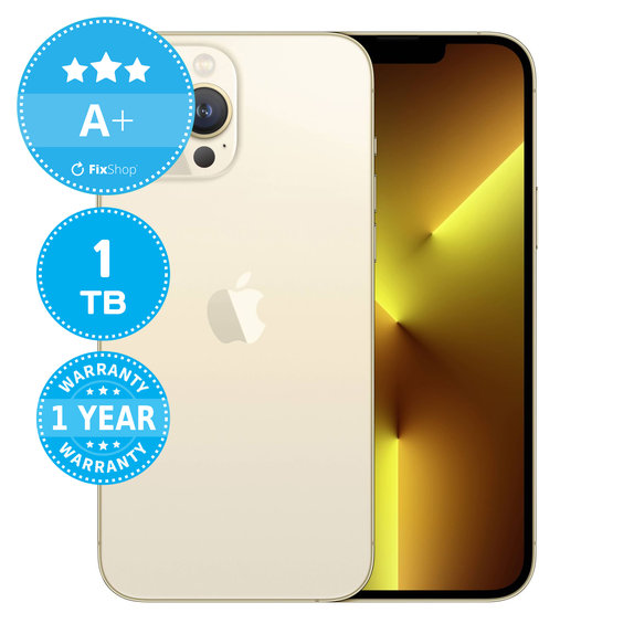 Apple iPhone 13 Pro Max Gold 1TB A+ Refurbished