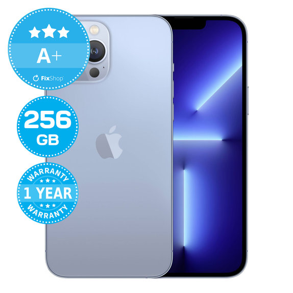 Apple iPhone 13 Pro Max Sierra Blue 256GB A+ Refurbished