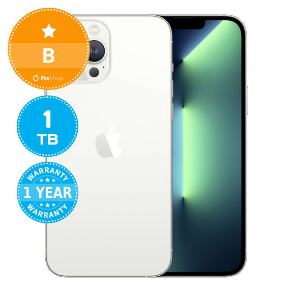 Apple iPhone 13 Pro Max Silver 1TB B Refurbished