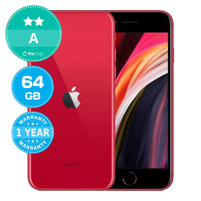 Apple iPhone SE (3rd Gen 2022) (PRODUCT)RED 64GB A Refurbished