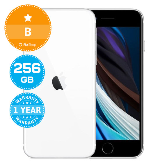Apple iPhone SE (3rd Gen 2022) Starlight 256GB B Refurbished