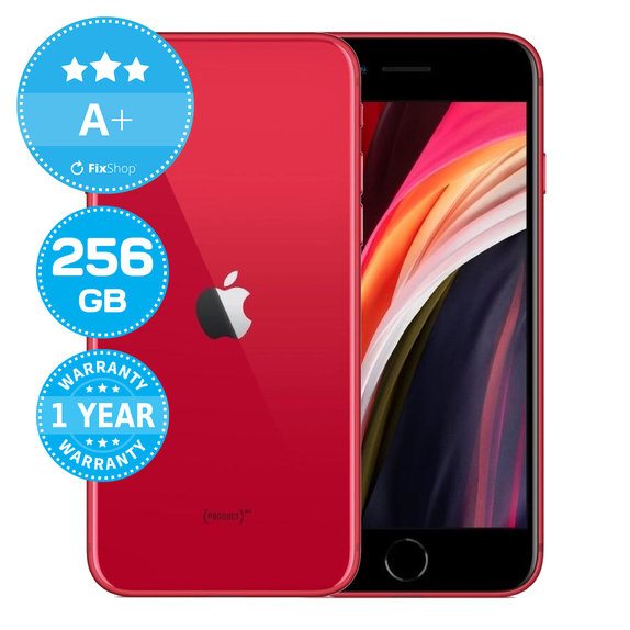 Apple iPhone SE (3rd Gen 2022) (PRODUCT)RED 256GB A+ Refurbished