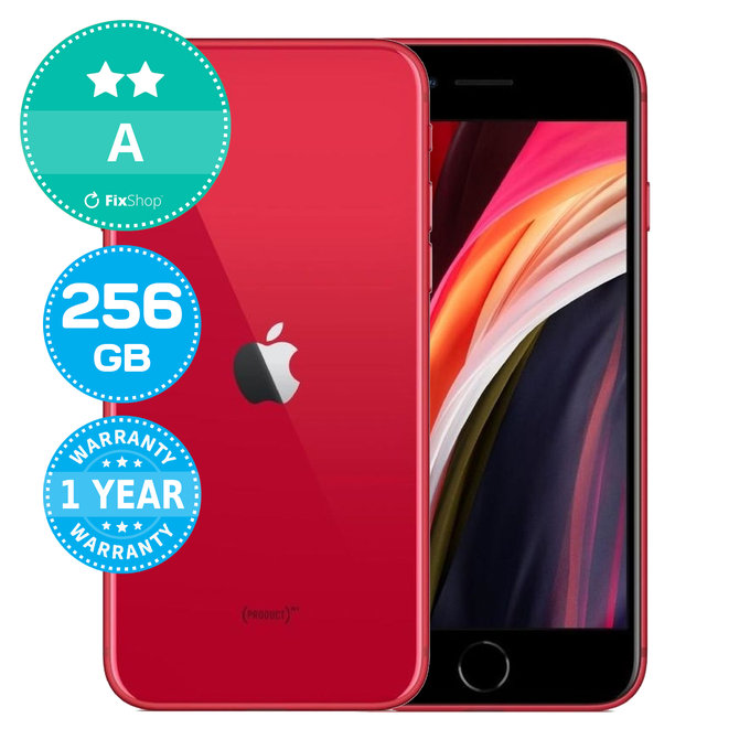 Apple iPhone SE (3rd Gen 2022) (PRODUCT)RED 256GB A Refurbished