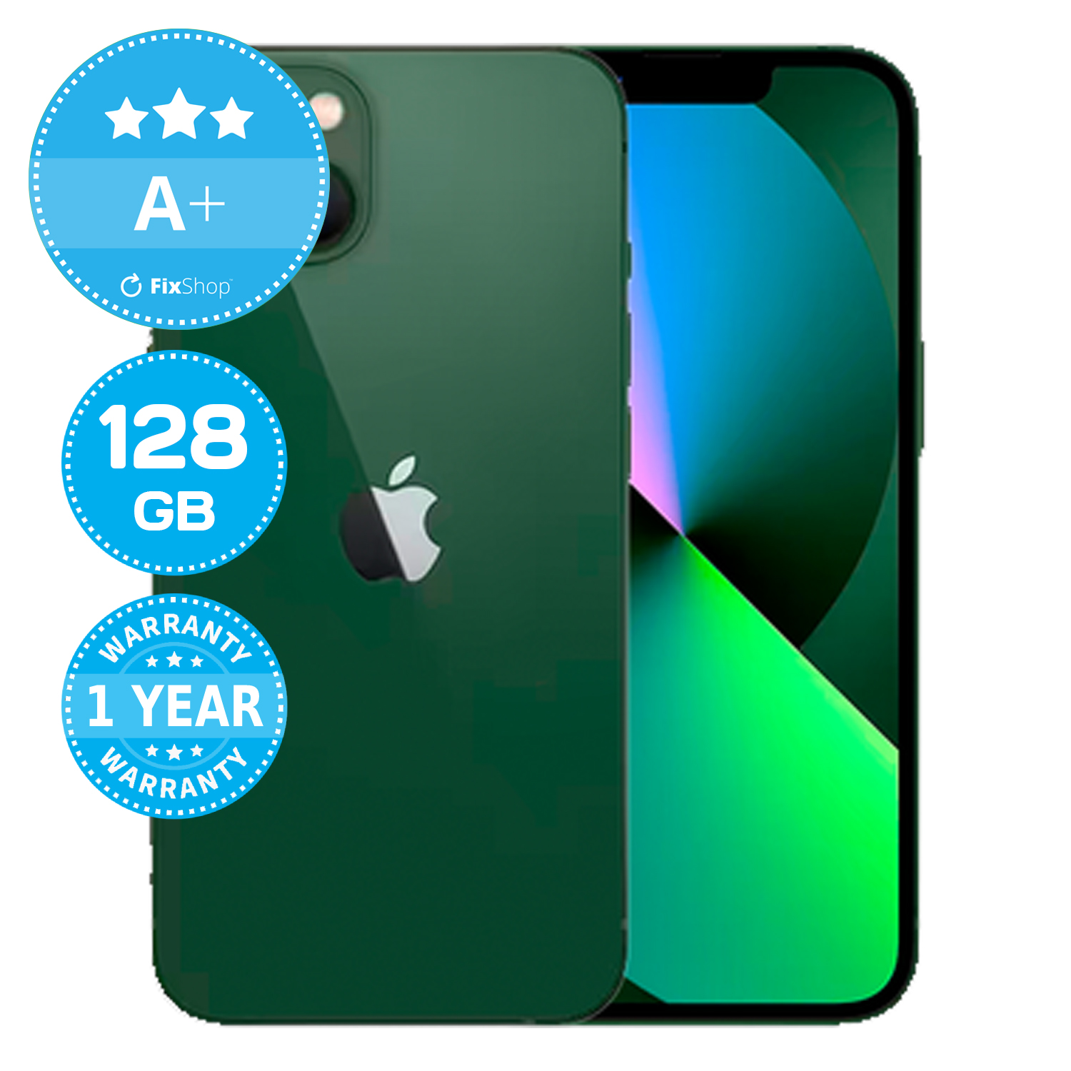 Apple iPhone 13 Green 128GB A+ Refurbished | FixShop
