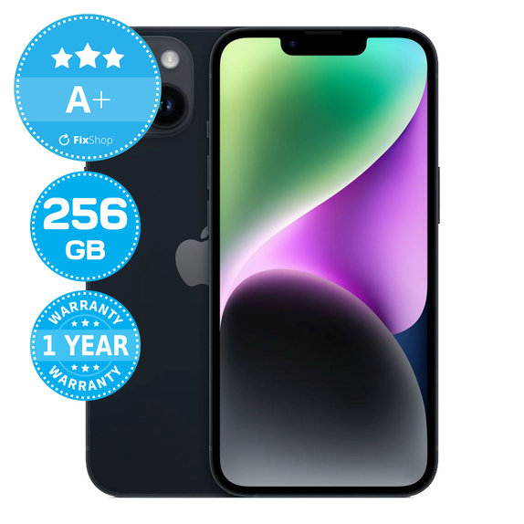 Apple iPhone 14 Midnight 256GB A+ Refurbished