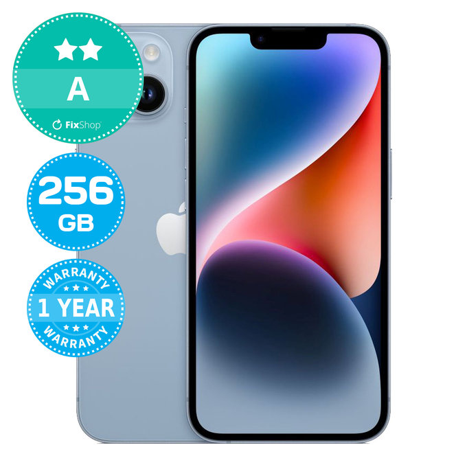 Apple iPhone 14 Blue 256GB A Refurbished