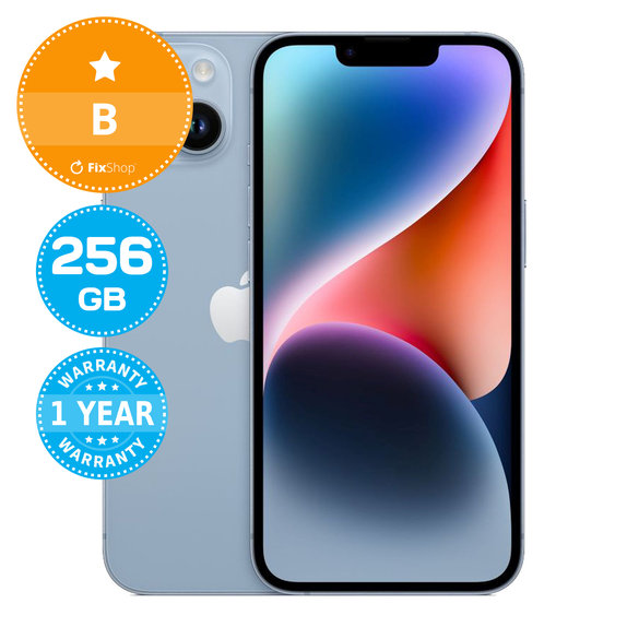 Apple iPhone 14 Blue 256GB B Refurbished