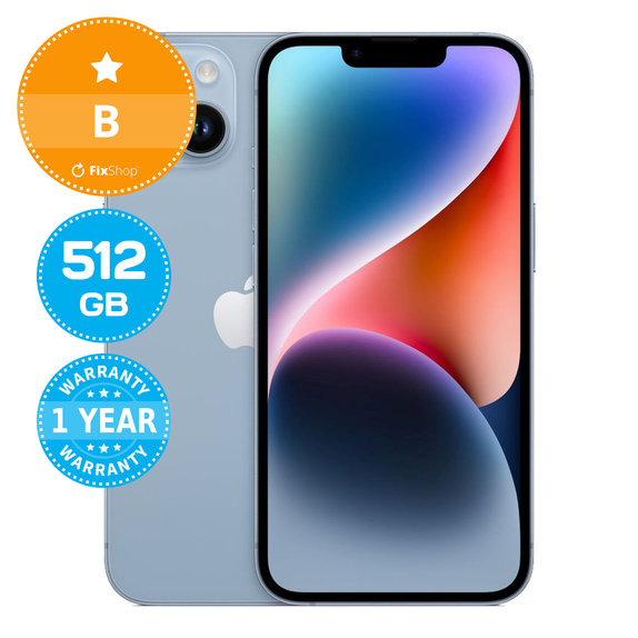 Apple iPhone 14 Blue 512GB B Refurbished