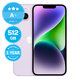 Apple iPhone 14 Purple 512GB A+ Refurbished