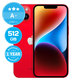 Apple iPhone 14 (PRODUCT)RED 512GB A+ Refurbished