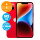 Apple iPhone 14 (PRODUCT)RED 512GB B Refurbished