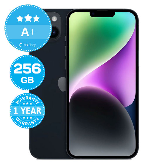 Apple iPhone 14 Plus Midnight 256GB A+ Refurbished