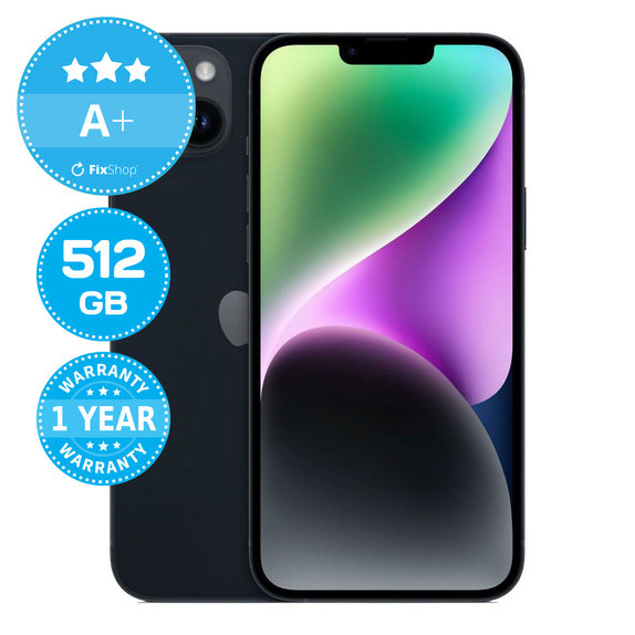 Apple iPhone 14 Plus Midnight 512GB A+ Refurbished