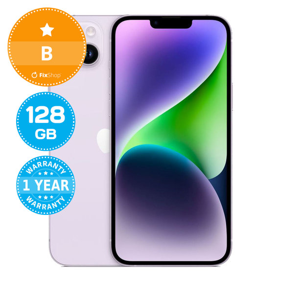 Apple iPhone 14 Plus Purple 128GB B Refurbished