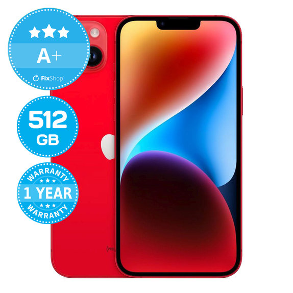 Apple iPhone 14 Plus (PRODUCT)RED 512GB A+ Refurbished