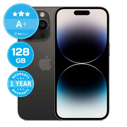 Apple iPhone 14 Pro Space Black 128GB A+ Refurbished