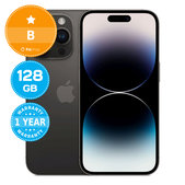 Apple iPhone 14 Pro Space Black 128GB B Refurbished