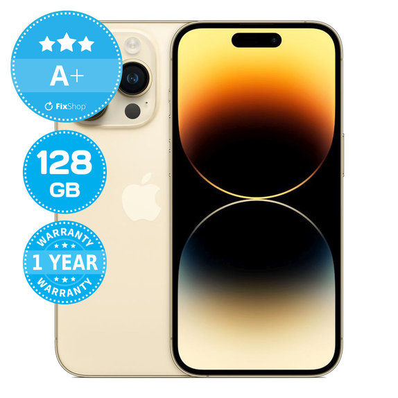 Apple iPhone 14 Pro Gold 128GB A+ Refurbished