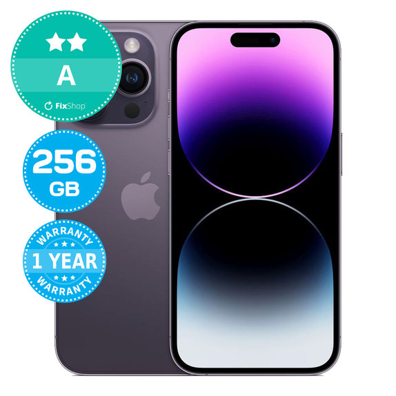 Apple iPhone 14 Pro Deep Purple 256GB A Refurbished