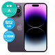 Apple iPhone 14 Pro Deep Purple 512GB A Refurbished