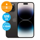 Apple iPhone 14 Pro Max Space Black 128GB B Refurbished