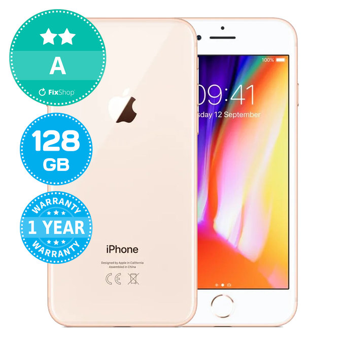 Apple iPhone 8 Gold 128GB A Refurbished