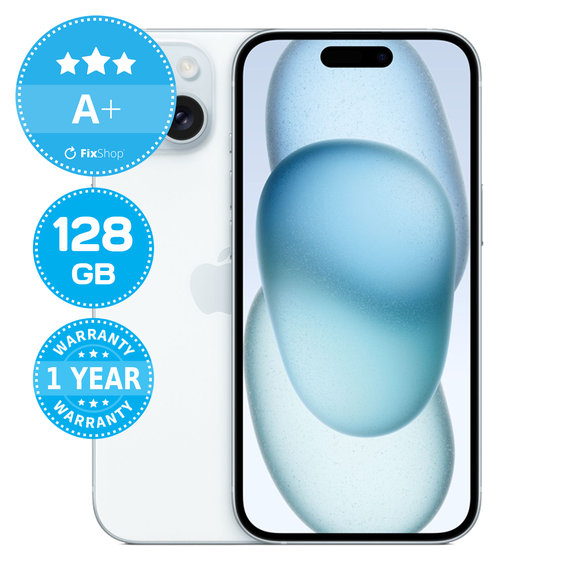 Apple iPhone 15 Blue 128GB A+ Refurbished