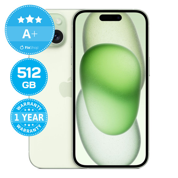 Apple iPhone 15 Green 512GB A+ Refurbished