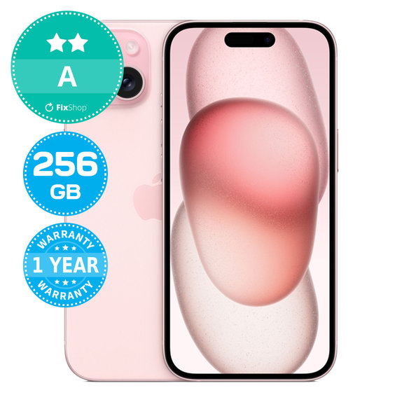 Apple iPhone 15 Pink 256GB A Refurbished