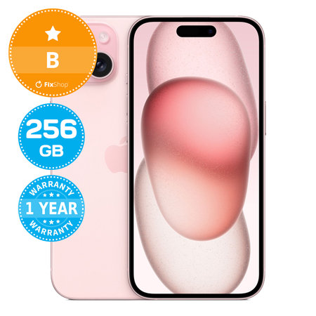 Apple iPhone 15 Pink 256GB B Refurbished