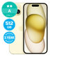 Apple iPhone 15 Yellow 512GB A Refurbished