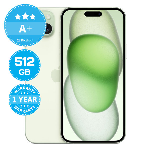 Apple iPhone 15 Plus Green 512GB A+ Refurbished