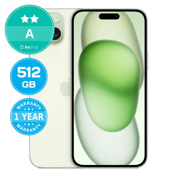 Apple iPhone 15 Plus Green 512GB A Refurbished