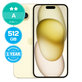 Apple iPhone 15 Plus Yellow 512GB A Refurbished