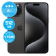 Apple iPhone 15 Pro Max Black Titanium 512GB A+ Refurbished