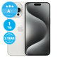 Apple iPhone 15 Pro Max White Titanium 1TB A+ Refurbished
