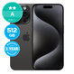 Apple iPhone 15 Pro Black Titanium 512GB A Refurbished