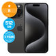 Apple iPhone 15 Pro Black Titanium 512GB B Refurbished