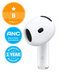 Ersatzkopfhörer für Apple AirPods 4th Gen ANC (2024) – Rechts B