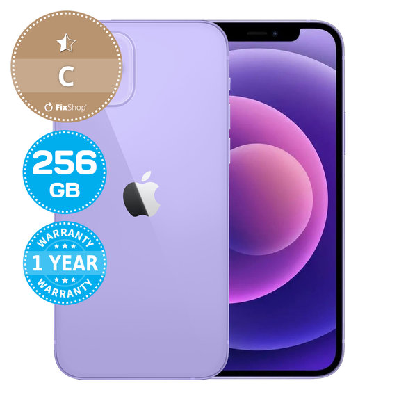 Apple iPhone 12 Purple 256GB C Refurbished