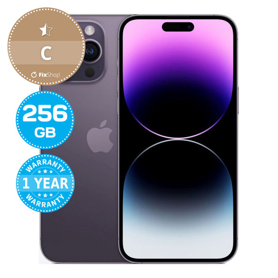 Apple iPhone 14 Pro Max Deep Purple 256GB C Refurbished