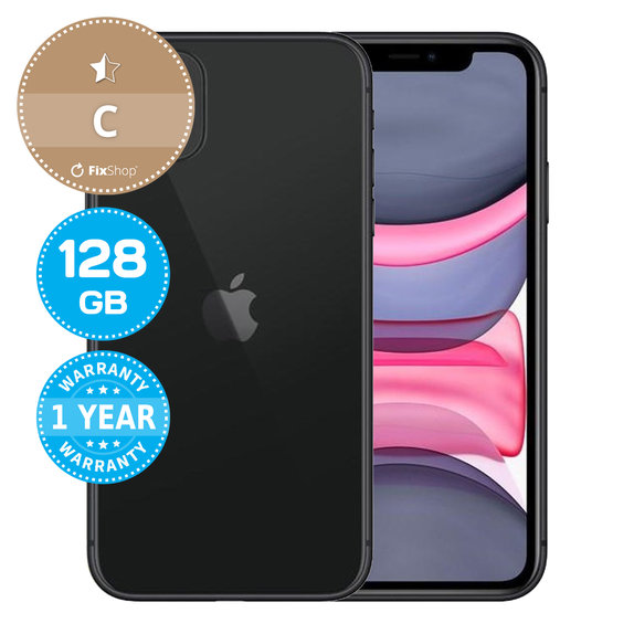 Apple iPhone 11 Black 128GB C Refurbished
