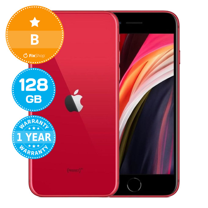 Apple iPhone SE (2nd Gen 2020) (PRODUCT)RED 128GB C Refurbished