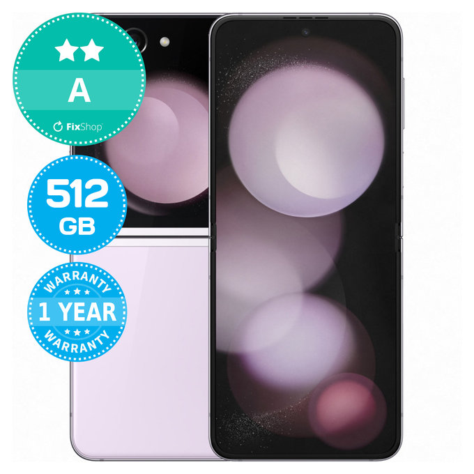 Samsung Galaxy Z Flip 5 F731B Lavender 512GB A Refurbished