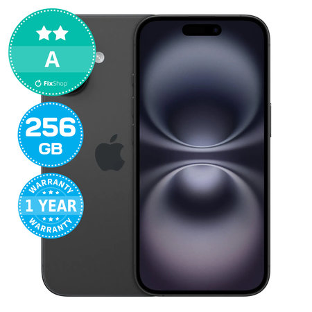 Apple iPhone 16 Black 256GB A Refurbished