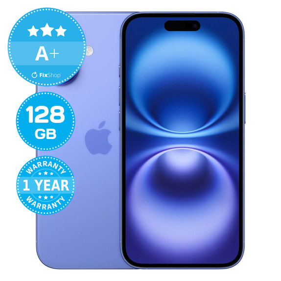 Apple iPhone 16 Ultramarine 128GB A+ Refurbished