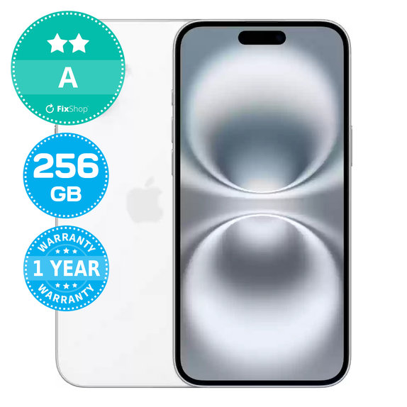 Apple iPhone 16 White 256GB A Refurbished