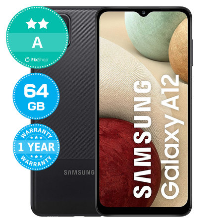 Samsung Galaxy A12 A125F Black 64GB A Refurbished