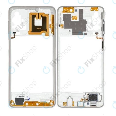 Samsung Galaxy M51 M515F - Mittlerer Rahmen (White) - GH97-25354B Genuine Service Pack